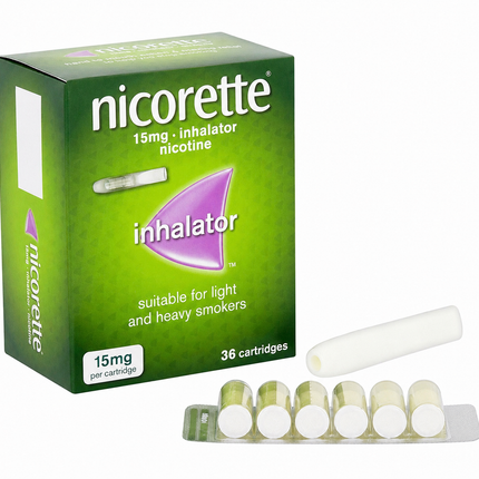 Nicorette Inhalator 15mg – 20 Cartridges