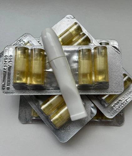 Nicorette Inhalator Mouthpiece and Cartridge View