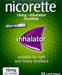 Nicorette Inhalator 15mg Front Packaging - 20 Cartridges