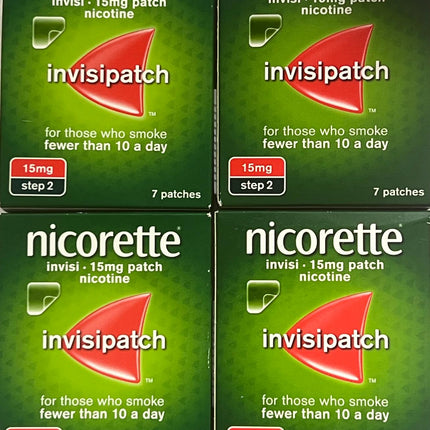 Nicorette Invisipatch 15mg 4 x 7 patches 