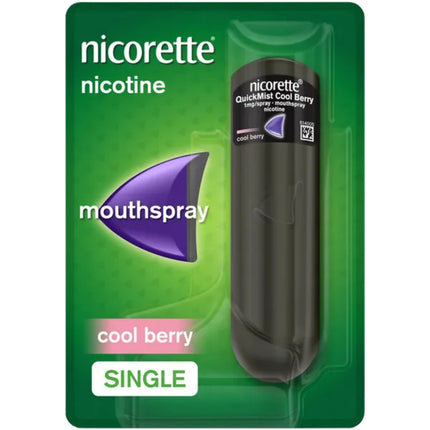 Nicorette QuickMist Cool Berry 1x150 Single Nicotine Mouth Spray