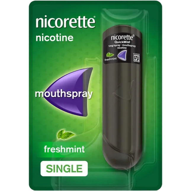 Nicorette QuickMist Fresh Mint 1x150 Single Nicotine Mouth Spray