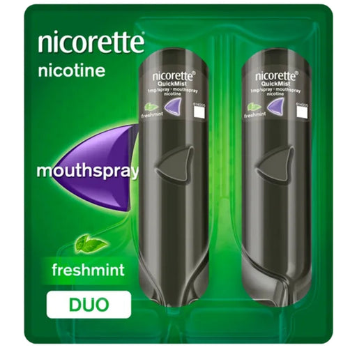 Nicorette QuickMist Fresh Mint 2x150 Double Nicotine Mouth Spray