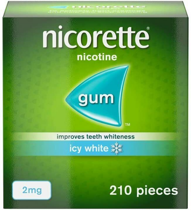 Nicorette Gum Nicotine Gums Chewing gum quit smoking