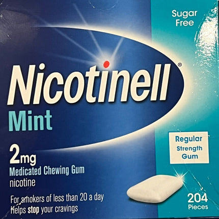 Nicotine chewing quit smoking MINT FRUIT
