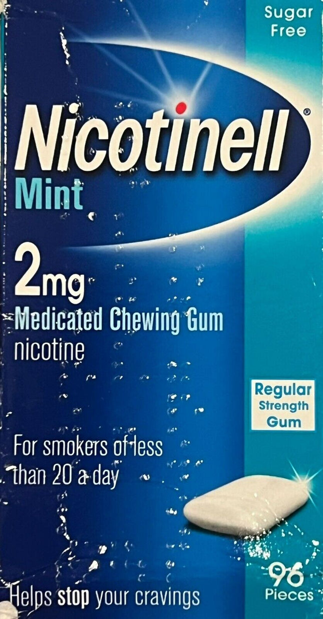 Nicotine chewing quit smoking MINT FRUIT