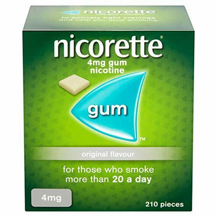 Nicorette Gum Nicotine Gums Chewing gum quit smoking